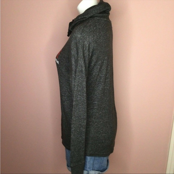 Boxercraft Cowl Neck Gray T-shirt Hoodie Alabama Logo Size Medium - Picture 5 of 6